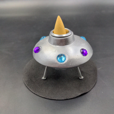 Space Ship Backflow Incense Burner - 2